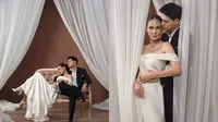 5 Potret Luna Maya dengan Gaun Putih, Tampil Serasi Bareng Suami (sumber: Instagram/lunamaya)