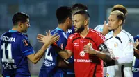 Striker Semen Padang Marcel Sacramento. (Liputan6.com/Rana Adwa)