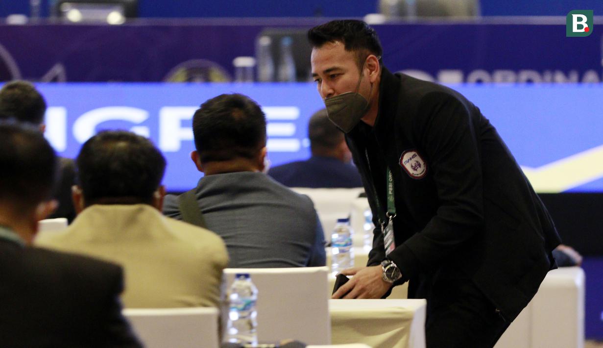 Kongres ini juga menjadi debut buat Raffi Ahmad dan Kaesang Pangarep. Seperti diketahui, keduanya merupakan pemilik klub Liga 2 yang akan berlaga pada musim ini. (Foto: Bola.com/M Iqbal Ichsan)