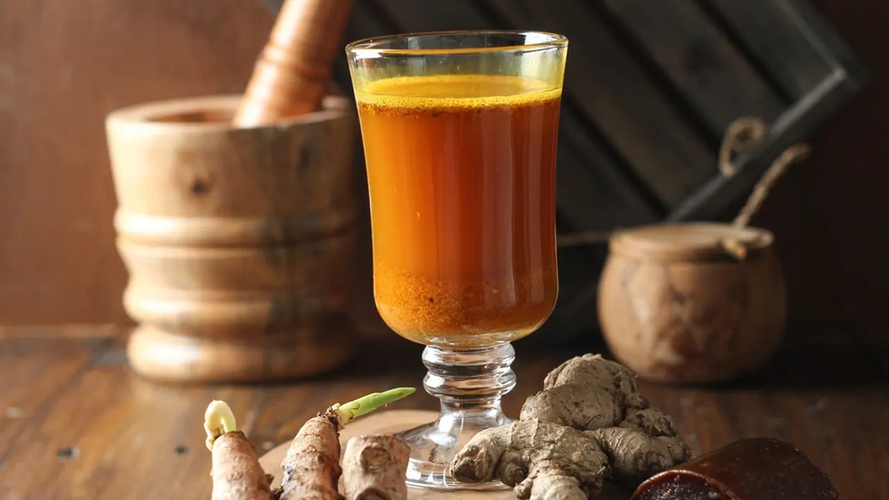 minuman tradisional kunyit