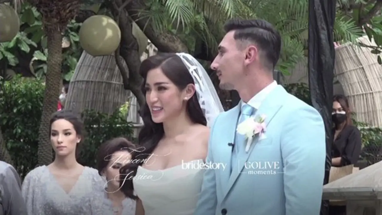 [Fimela] Jessica Iskandar dan Vincent Verhaag