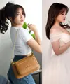 Lihat di sini beberapa potret gaya unik Fuji styling OOTDnya pakai baju putih.