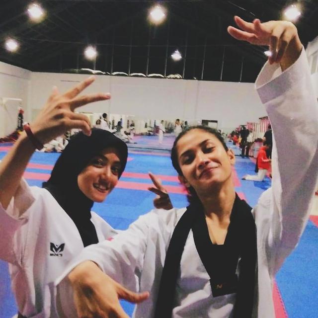 6 Potret Aghniny Haque saat Taekwondo, Pernah Jadi Atlet Timnas
