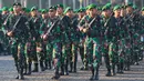 Operasi pengamanan VVIP untuk acara pelantikan presiden dan wakil presiden akan berlangsung selama sepekan, yaitu hingga 23 Oktober 2024. (AP Photo/Tatan Syuflana)