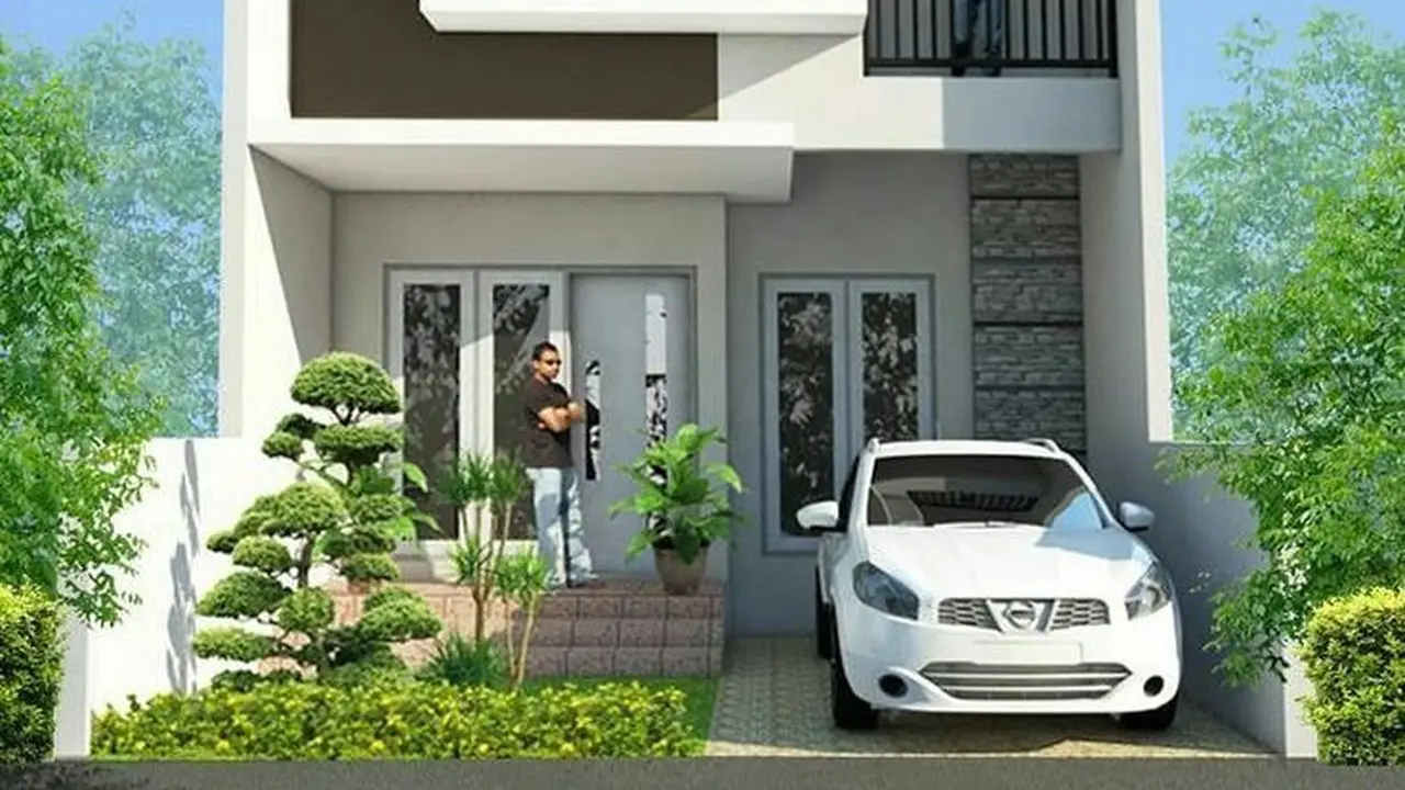 Rumah Minimalis Bentuk Kotak-Kotak