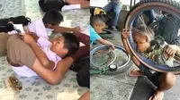 6 Potret Absurd Anak-Anak Bertingkah Menyusahkan Diri Sendiri Ini Kocak