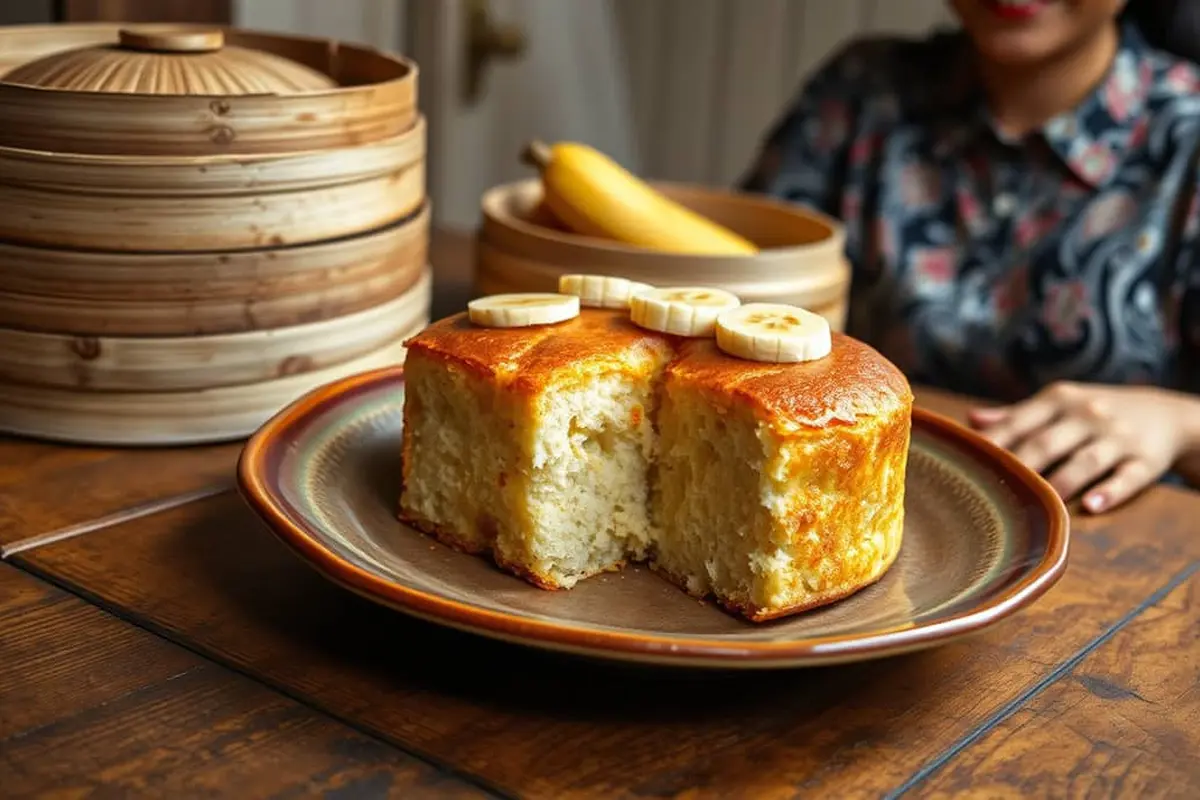 resep membuat bolu pisang kukus