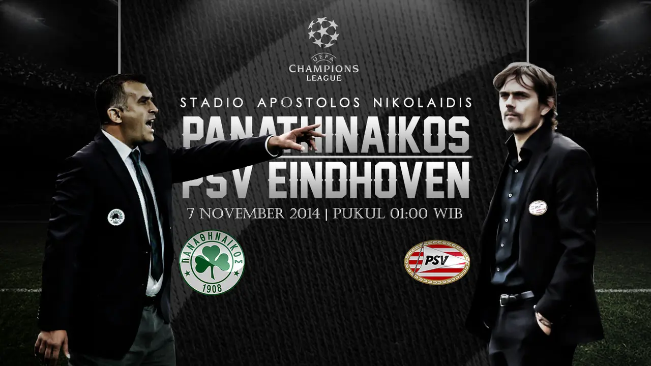 Prediksi Panathinaikos vs PSV (Liputan6.com/Yoshiro)