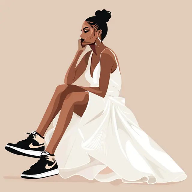 8 Inspirasi Mix and Match Dress dan Sepatu Sneakers yang Trendi dan Nyaman