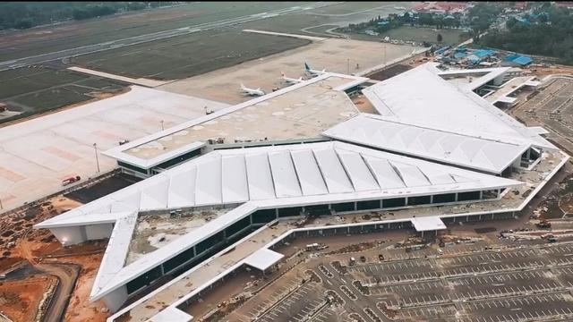Terminal baru Bandara Internasional Syamsudin Noor di Banjarmasin