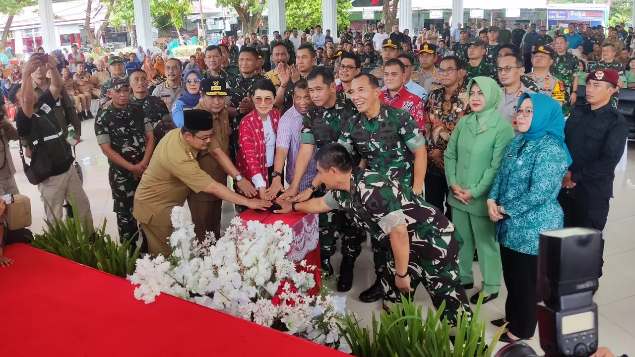Peluncuran kegiatan bersih pantai di Sulsel (Liputan6.com/Fauzan)