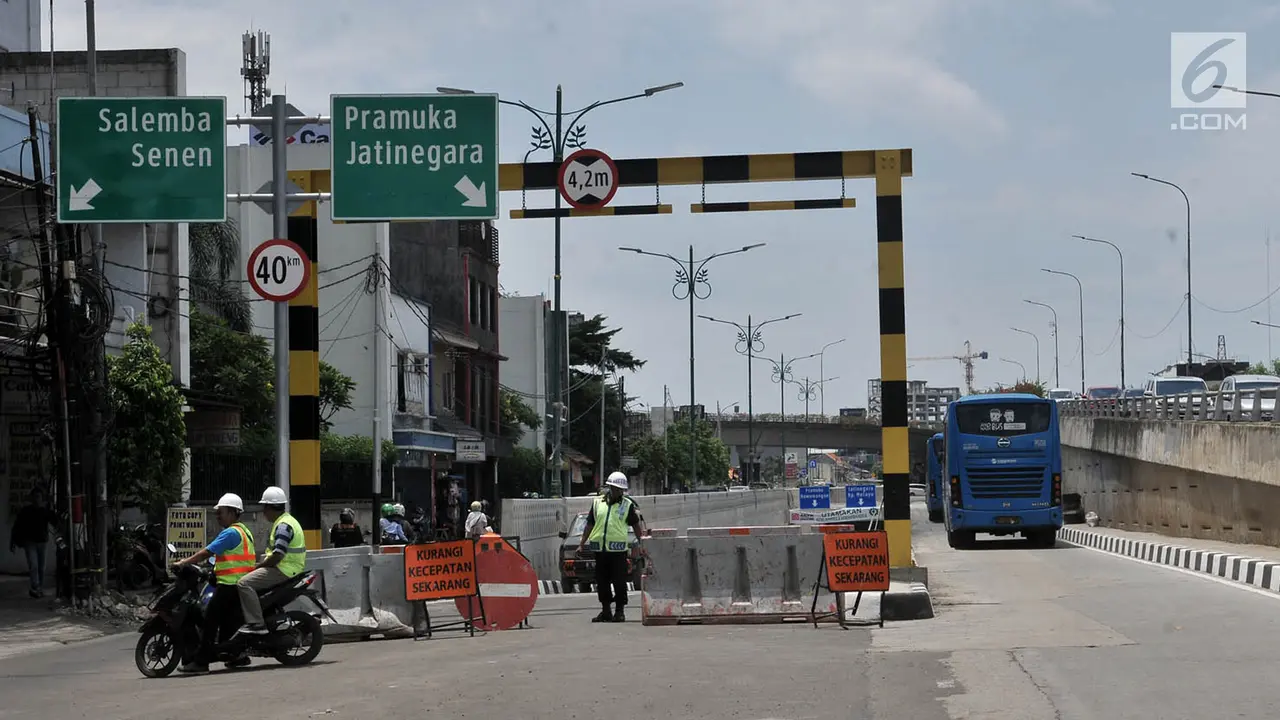 Terkendala Rekayasa Lalu Lintas, Uji Coba Underpass Matraman Diundur