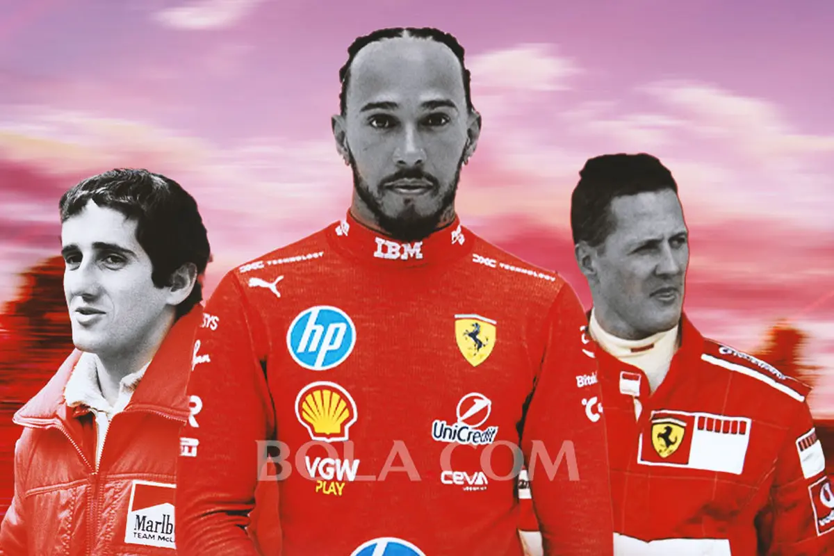 F1 - Alain Prost, Lewis Hamilton, Michael Schumacher