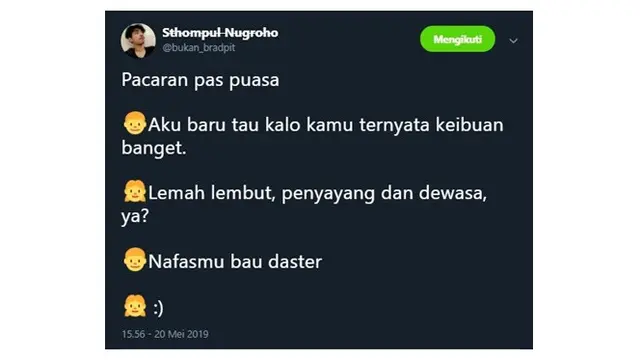 Drama ‘Pacaran Pas Puasa’ Ala Netizen Ini Bikin Senyum-senyum Geli