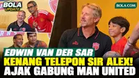 Legenda Manchester United, Edwin van der Sar, hadir dalam acara meet and greet United Legends vs North London Legends di Ritz-Carlton Jakarta, Sabtu (10/10/2026). Acara ini turut menghadirkan sejumlah legenda Setan Merah, seperti Ryan Giggs, Dwight Y...