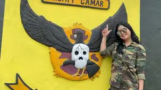 Annisa Pohan baru-baru ini mengunggah foto dirinya saat menyambangi Yonif PR 305/Tengkorak. Annisa mengungkapkan, ia bersilaturahmi dengan para alumni senior dan mantan anggota Yonif PR. Sehingga pada acara tersebut, ia mengenakan baju tentara. (Liputan6.com/IG/@annisayudhoyono)