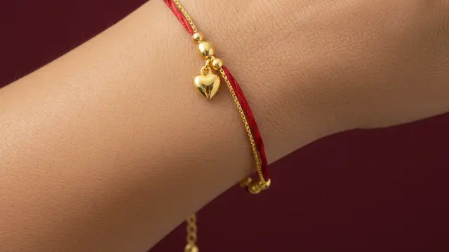 Model Gelang Emas Tali Kombinasi untuk Wanita 50 Tahun by Gemini
