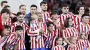 Pemain berkebangsaan Prancis tersebut juga sempat meminta maaf kepada para suporter Atletico Madrid setelah keputusannya membelot ke FC Barcelona pada tahun 2019 lalu. (AFP/Oscar Del Pozo)
