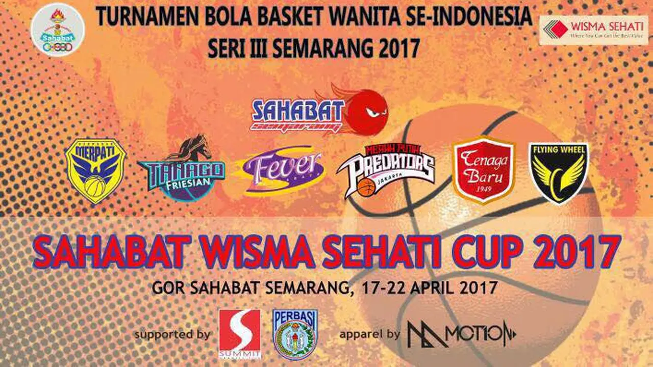 Kompetisi Basket Putri Seri III Digelar di Semarang