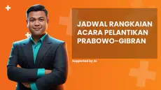 Simak jadwal rangkaian acara pelantikan Prabowo-Gibran di News Flash Liputan6.com.