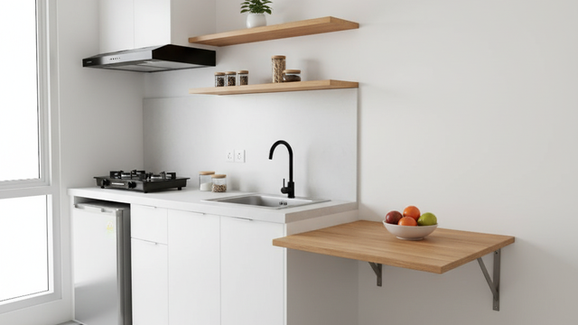 Diseño de cocina funcional 2x3