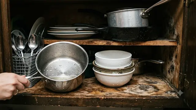 Kebiasaan yang Membuat Lemari Dapur Cepat Lembap