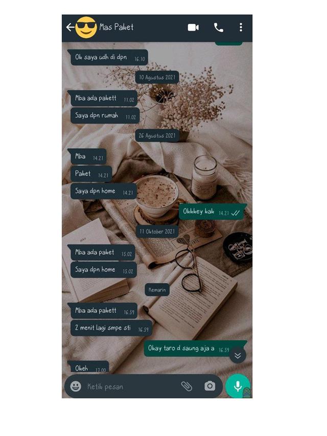 Simpan Nomor, 7 Chat Netizen dengan Kurir Paket Ini Bak Teman Sendiri