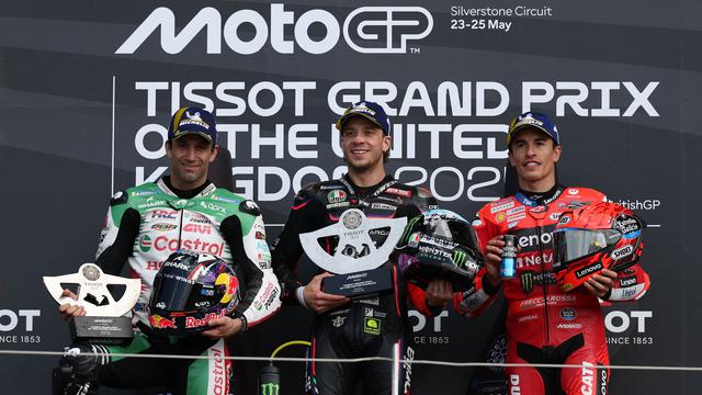 Podium Main Race MotoGP Inggris 2025