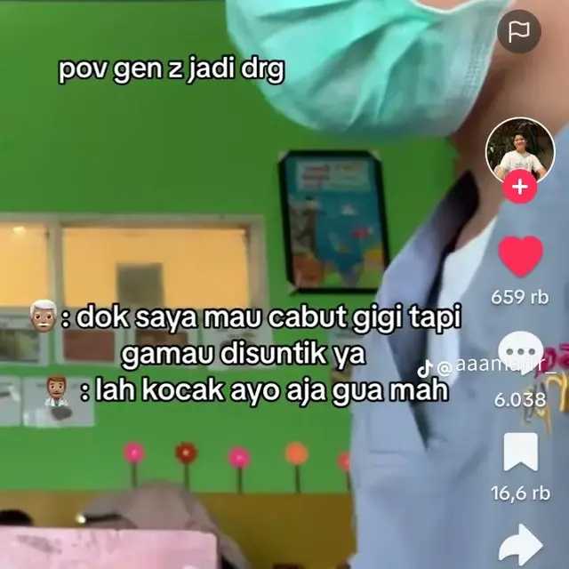 6 POV Gen Z Jadi Tenaga Kesehatan Ini Kocak, Pasien Kena Mental Duluan