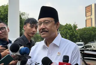 Menteri Sosial (Mensos) Saifullah Yusuf atau Gus Ipul