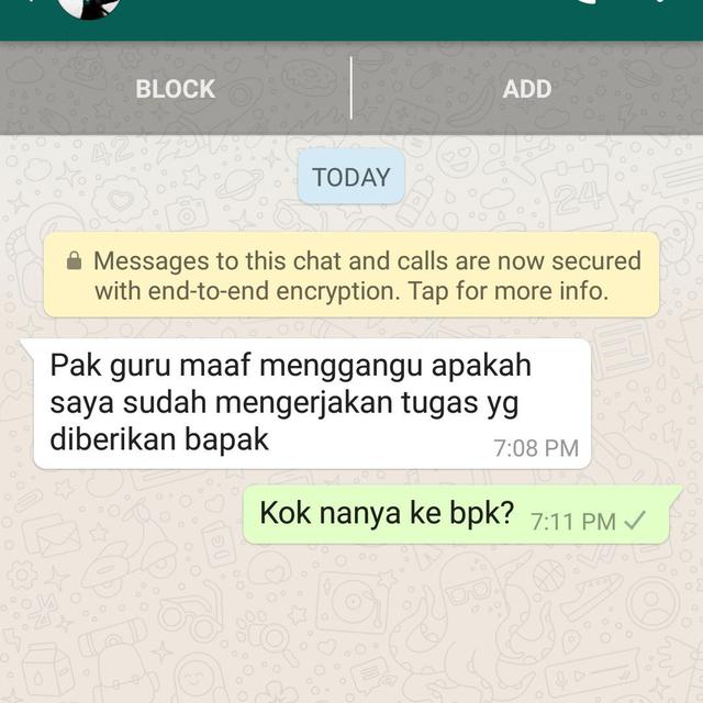10 Chat Kocak Guru dan Murid Undang Gelak Tawa