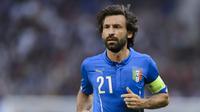 Bintang tim nasional Italia, Andrea Pirlo. (AFP/Fabrice Coffrini).