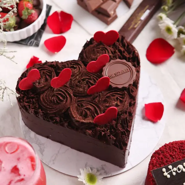 Cake Valentine teh Harvest/ Instagram @theharvest
