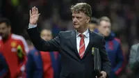 Manajer Manchester United asal Belanda, Louis van Gaal. (AFP/Oli Scarff)