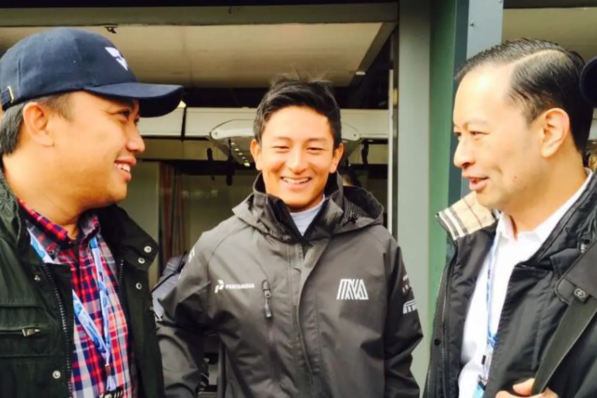 Imam Nahrawi, Rio Haryanto dan Thomas Trikasih Lembong 