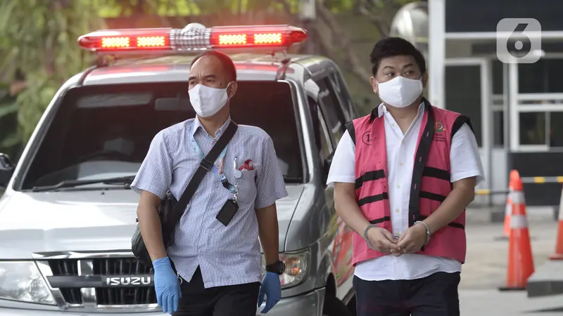 FOTO: Kejagung Periksa Tersangka Jiwasraya Heru Hidayat di Gedung KPK