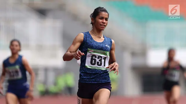 Alvin Tehupeiory Kuasai Kelas Lari 200 Meter Senior Putri