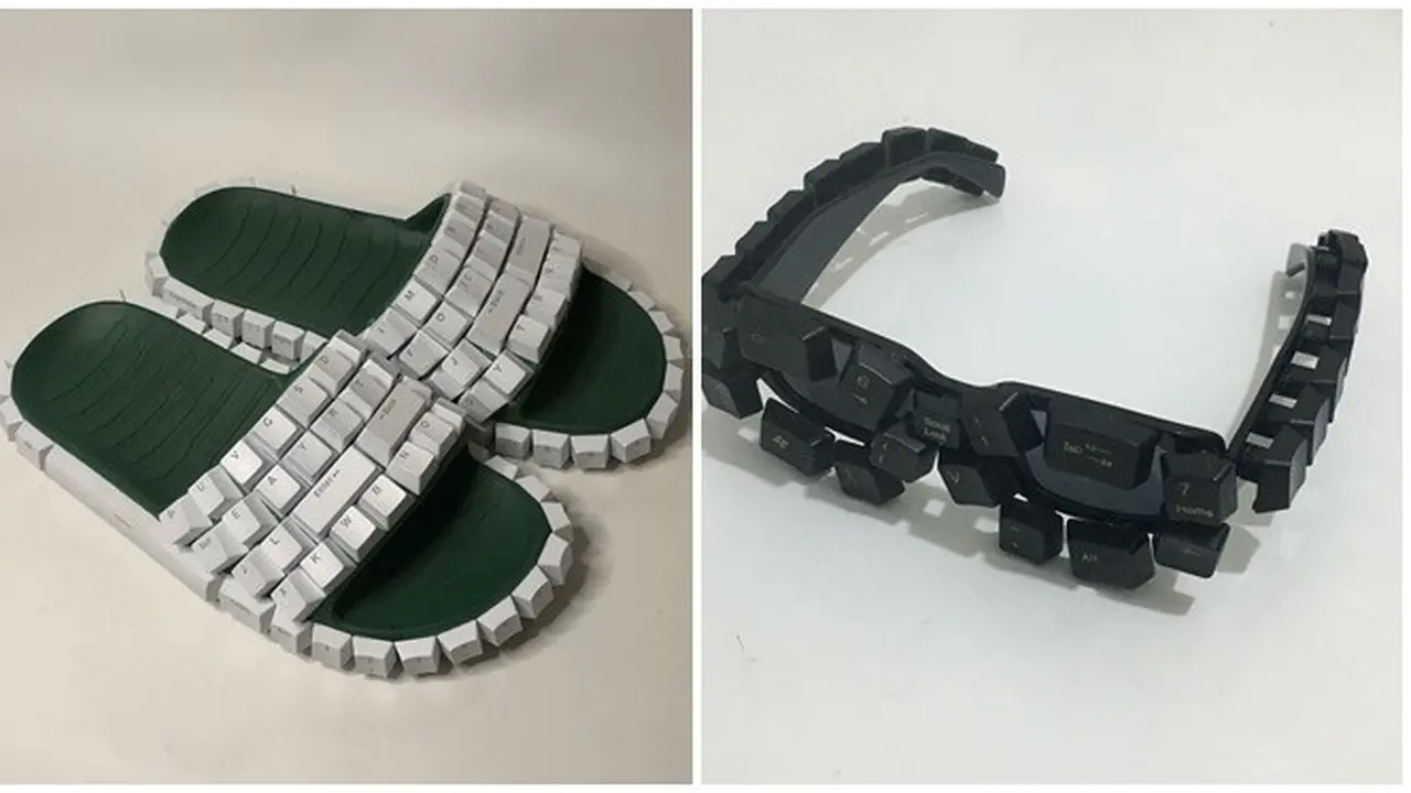 6 Potret Barang Perpaduan dari Papan Keyboard Ini Unik, Detailnya Bikin Kagum