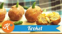 Sajikan snack sore bergizi dan lezat untuk keluarga, dengan menu kroket kentang isi daging. (Foto: Kokiku Tv)