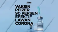 Vaksin Pfizer Efektif 90 Persen Lawan Covid-19