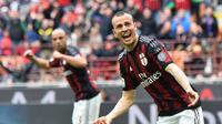 Gol salto Luca Antonelli pemain AC Milan ke gawang Frosinone terpilih sebagai salah satu gol dari 5 gol terbaik Serie A Italia pekan ini.