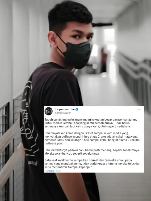 Jonathan Latumahina Menyebut Bahwa David Ozora Mengalami Diffuse Axonal Injury (DAI). Di Amerika Serikat, DAI yang Merupakan Jenis dari Cedera Otak Traumatik Menjadi Penyebab Kematian pada Dewasa Muda. (twitter.com/seeksixsukc)