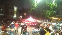 Lalu lintas di Arteri Pondok Indah (twitter: @pilihanz)