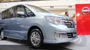 Banderolnya masing-masing, tipe X Rp 364 juta, Highway Star Rp 409 juta, dan Autech sebagai tipe tertinggi Rp 441 juta. Semua harga sudah berstatus on the road Jakarta, Jakarta, Jumat (13/3/2015). (Liputan6.com/Helmi Afandi)