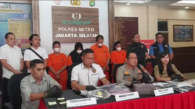 Polres Metro Jakarta Selatan menggagalkan pesta seks di Jakarta Selatan