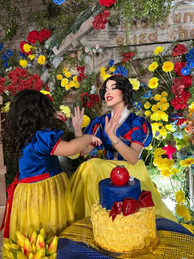 Potret Tasya Farasya Pemotretan Bareng Anak, Jadi Snow White
