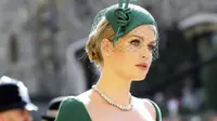 Lady Kitty Spencer, keponakan mendiang Putri Diana yang menjadi sorotan di royal wedding Pangeran Harry-Meghan Markle. (AP)