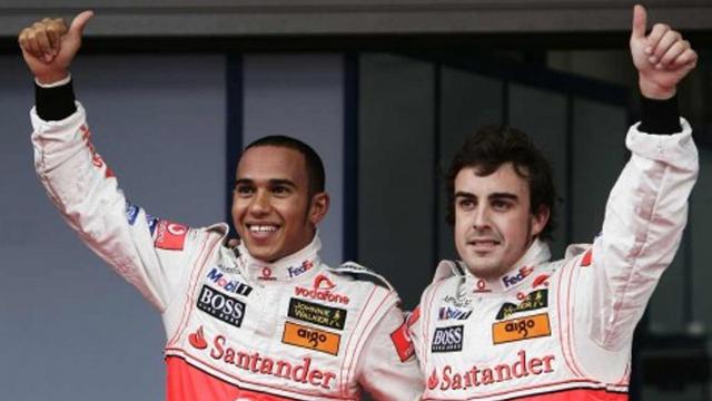 Lewis Hamilton dan Fernando Alonso