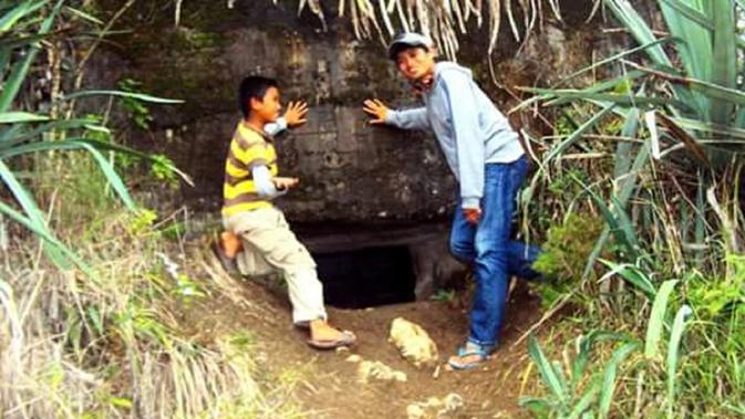 Bungker Bungker Tua Menyeramkan Di Kaki Gunung Nona Enrekang Regional Liputan6 Com