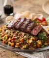 Resep Nasi Goreng Wagyu Ala Rumahan (AI generated)